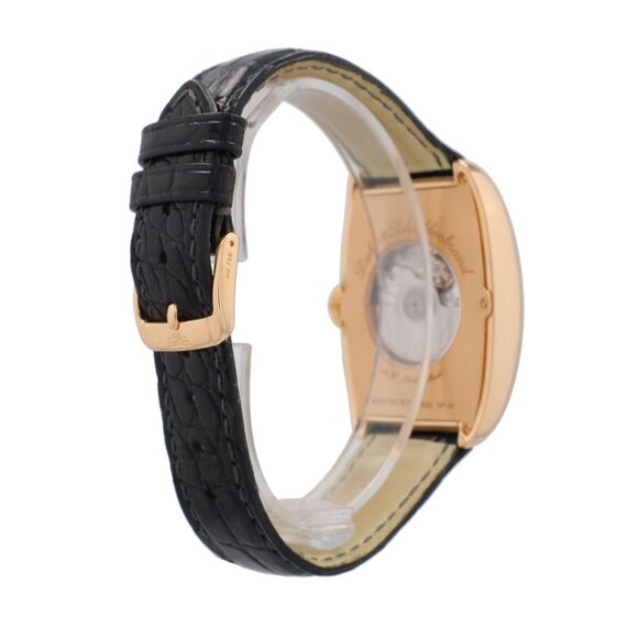 Dubery & Schaldenbrand Aerochrono Cream Dial 18K Yellow Gold Bezel Leather Band - Picture 12 of 14